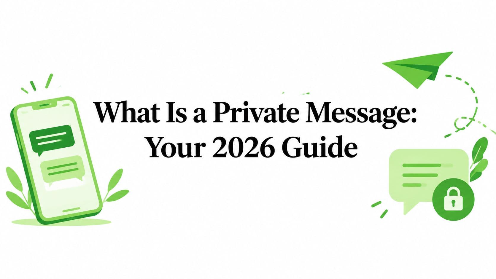 What Is a Private Message: Your 2026 Guide