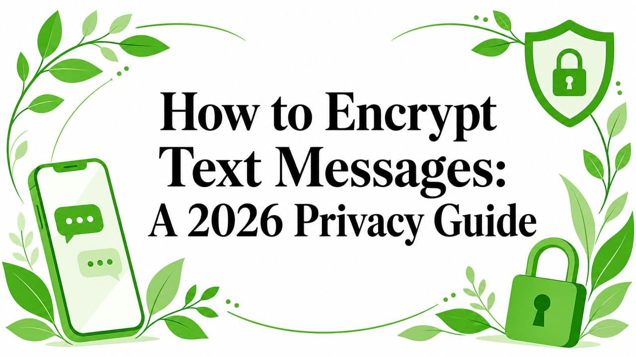 How to Encrypt Text Messages: A 2026 Privacy Guide