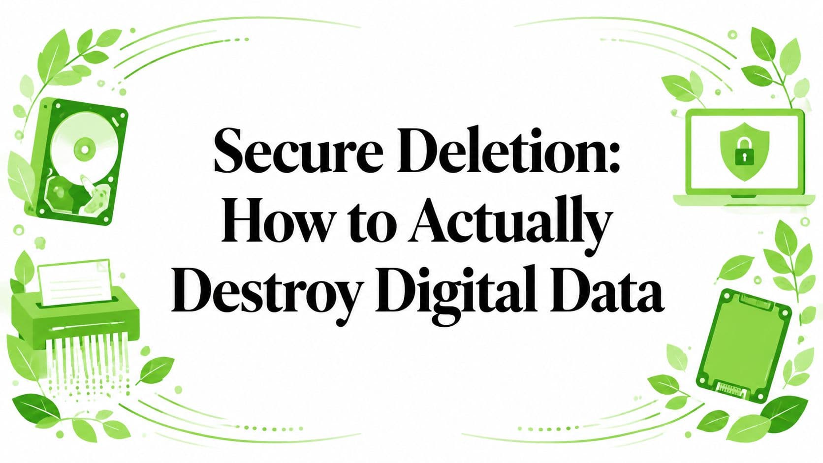 Secure Deletion: How to Actually Destroy Digital Data