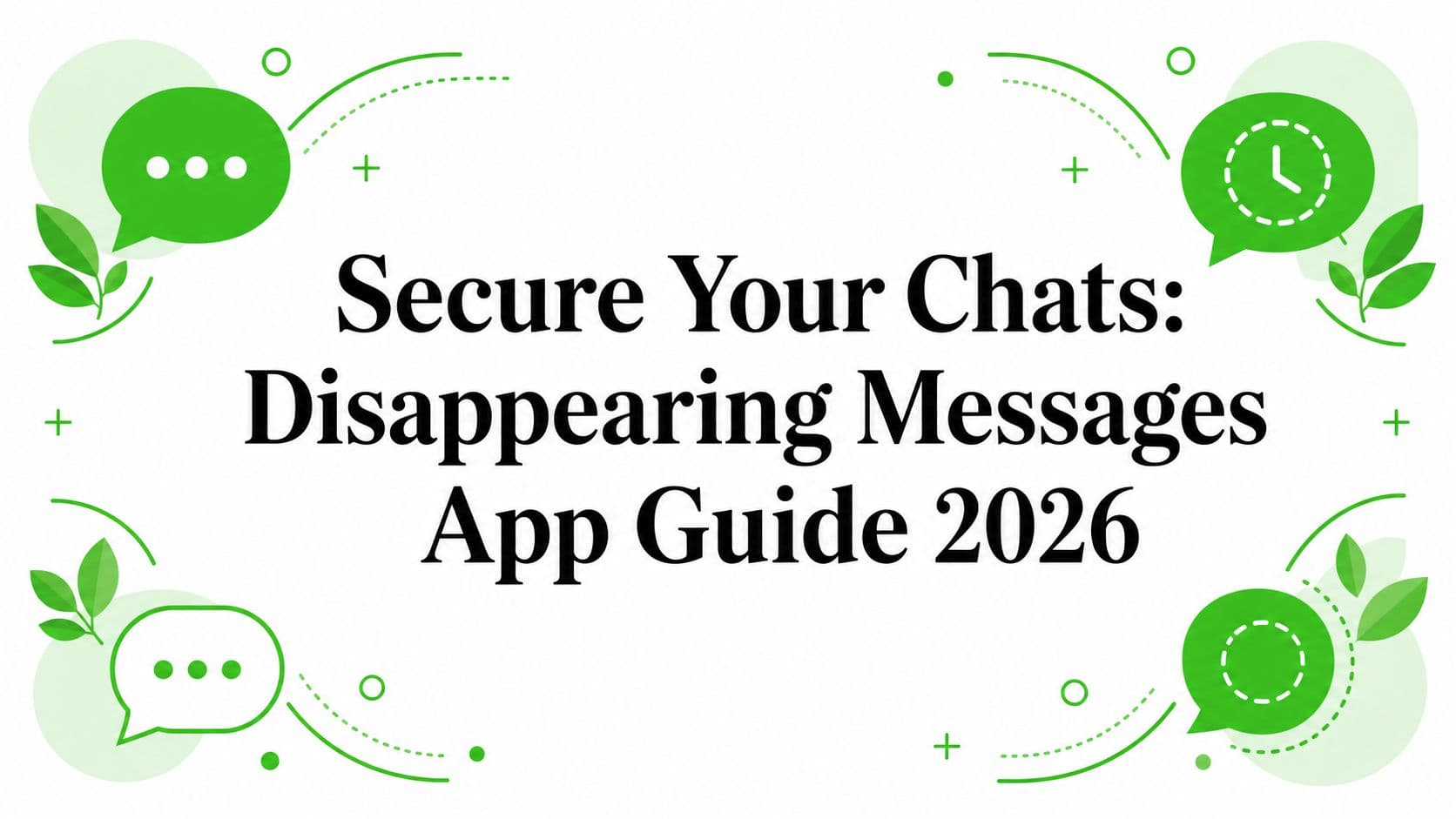Secure Your Chats: Disappearing Messages App Guide 2026