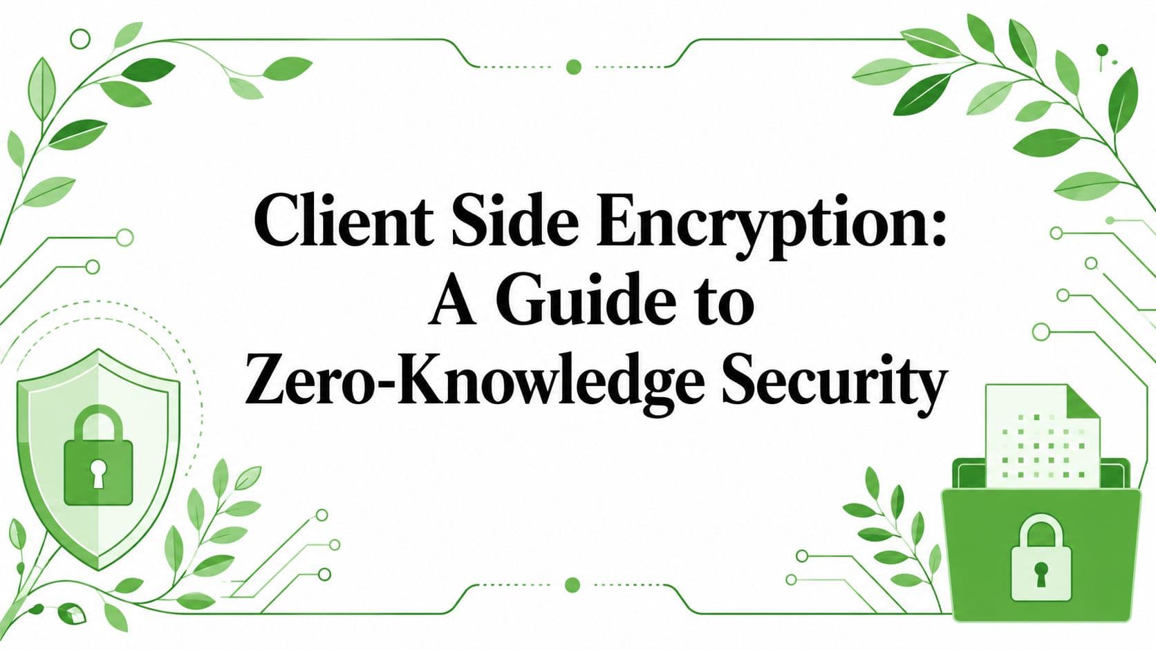 Client Side Encryption: A Guide to Zero-Knowledge Security