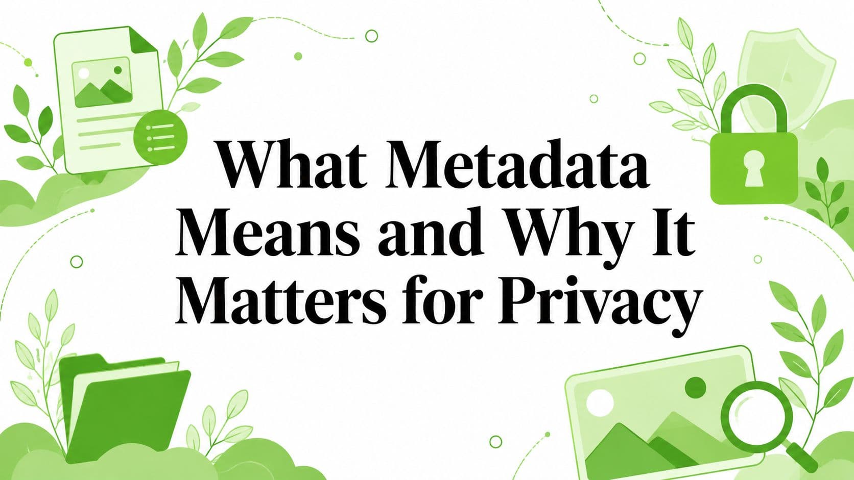 What Metadata Means and Why It Matters for Privacy
