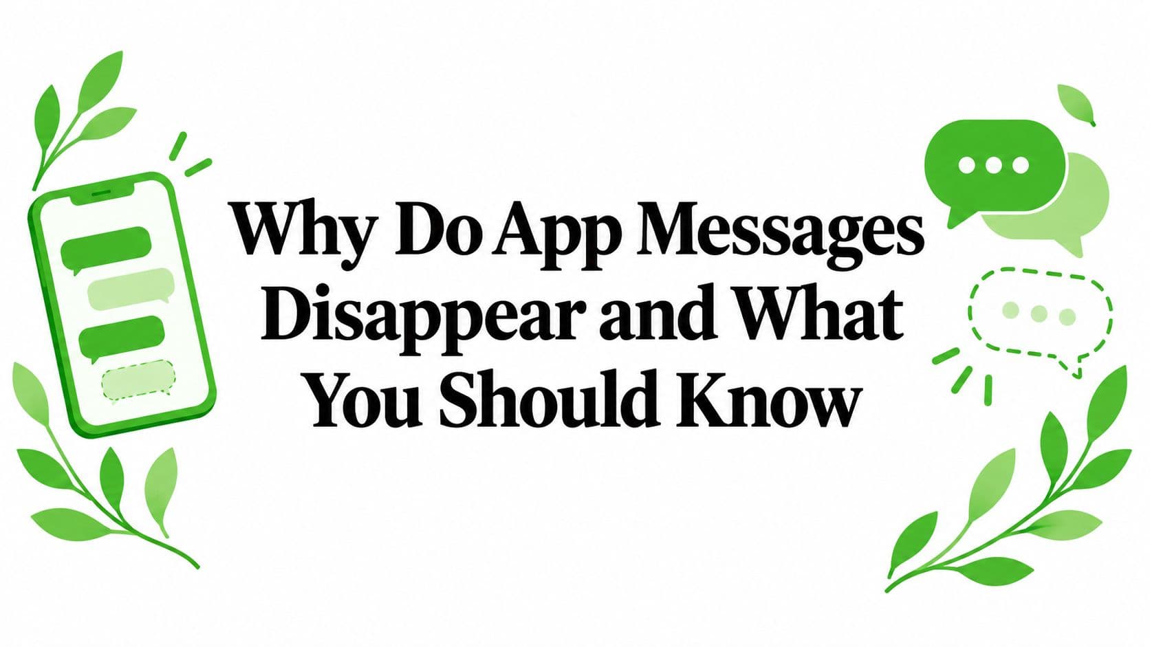 Why Do App Messages Disappear and What You Should Know
