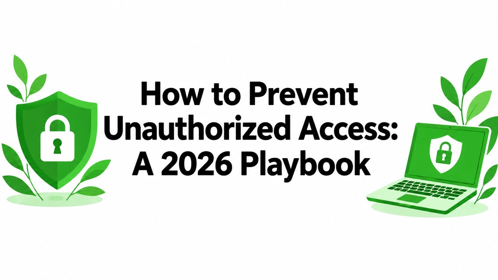 How to Prevent Unauthorized Access: A 2026 Playbook