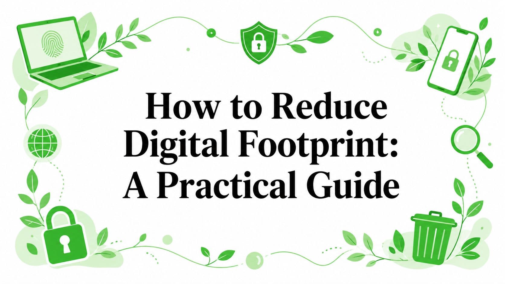 How to Reduce Digital Footprint: A Practical Guide