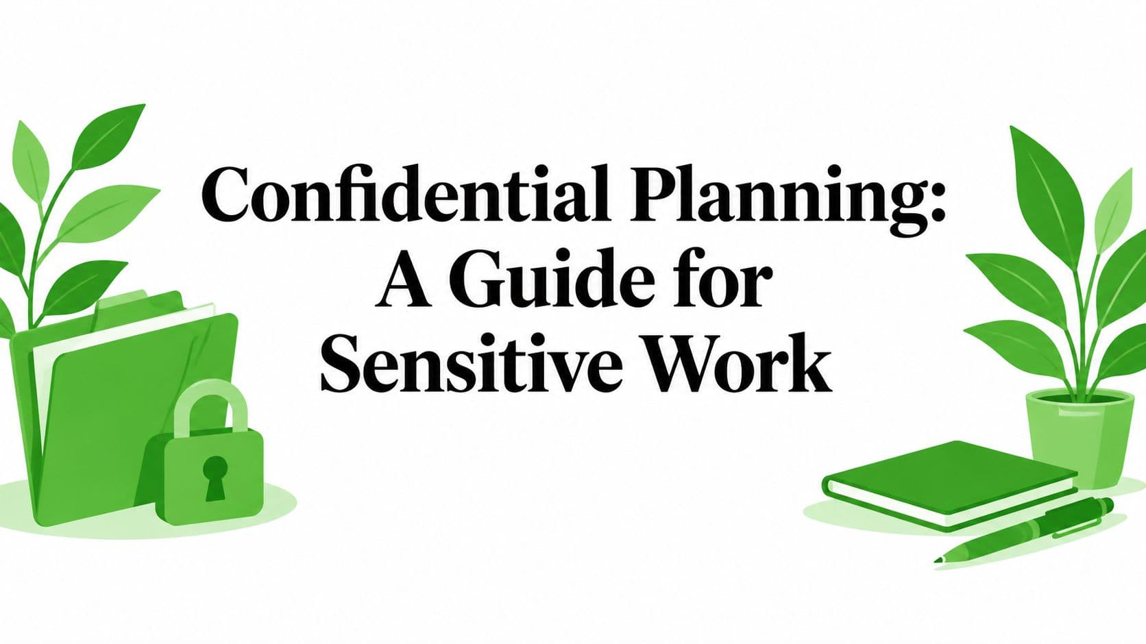 Confidential Planning: A Guide for Sensitive Work