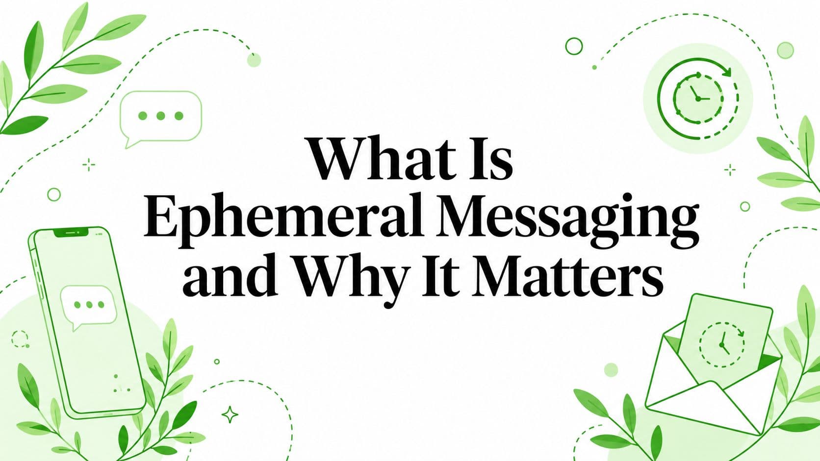 What Is Ephemeral Messaging and Why It Matters