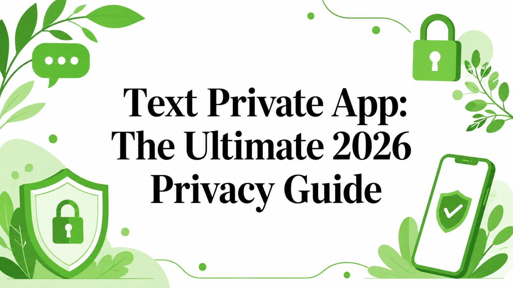 Text Private App: The Ultimate 2026 Privacy Guide