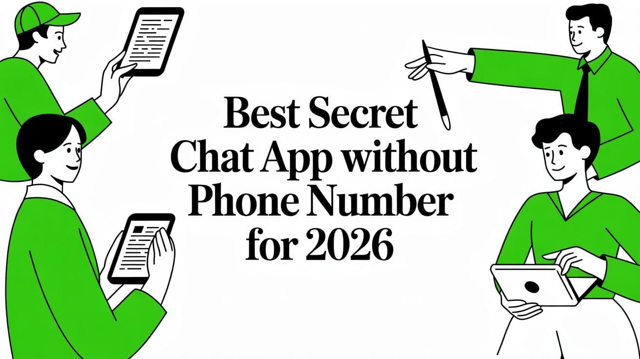Best Secret Chat App Without Phone Number for 2026