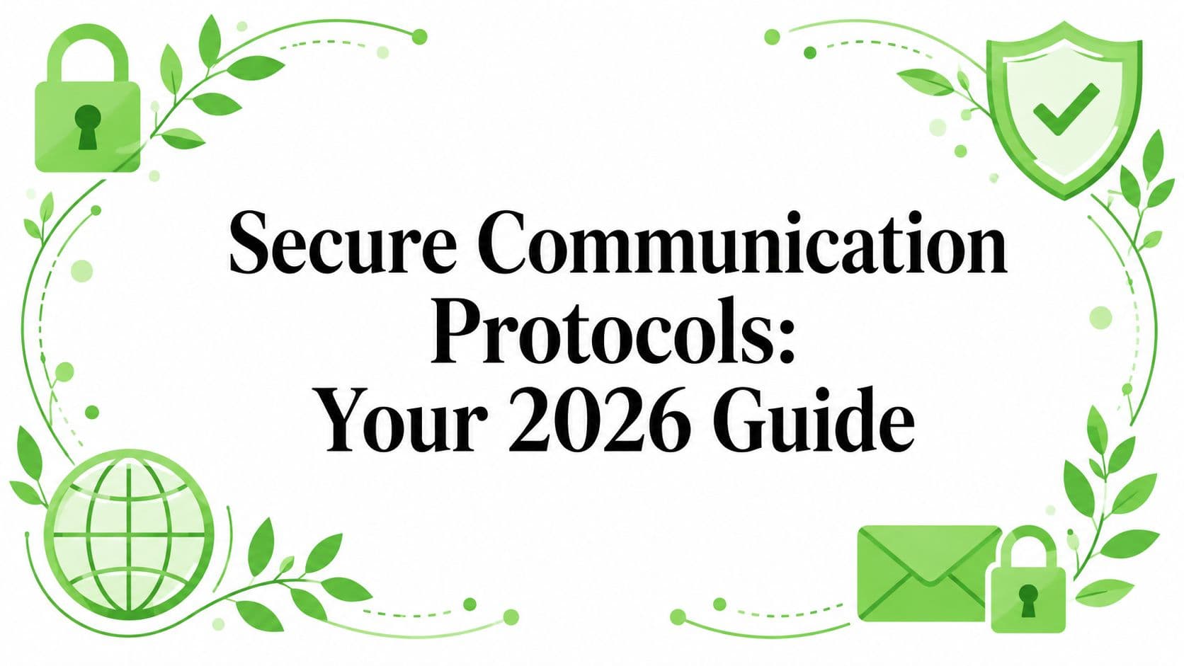 Secure Communication Protocols: Your 2026 Guide