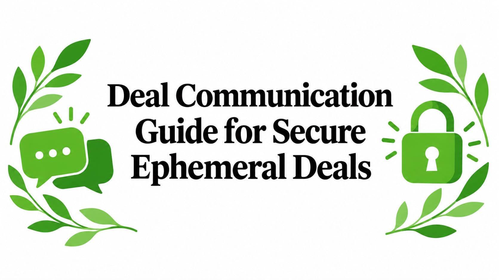 Deal Communication Guide for Secure Ephemeral Deals