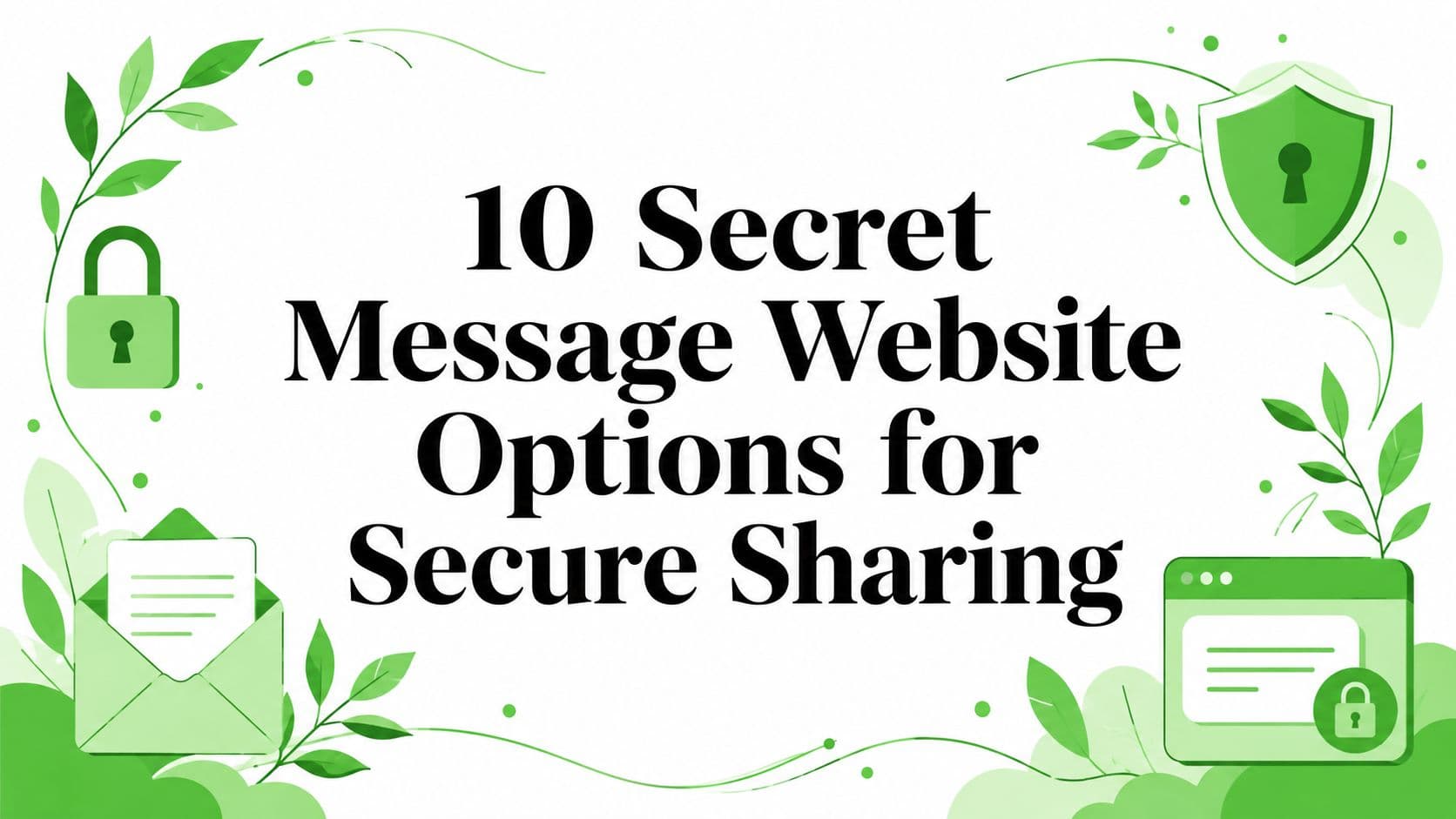 10 Secret Message Website Options for Secure Sharing