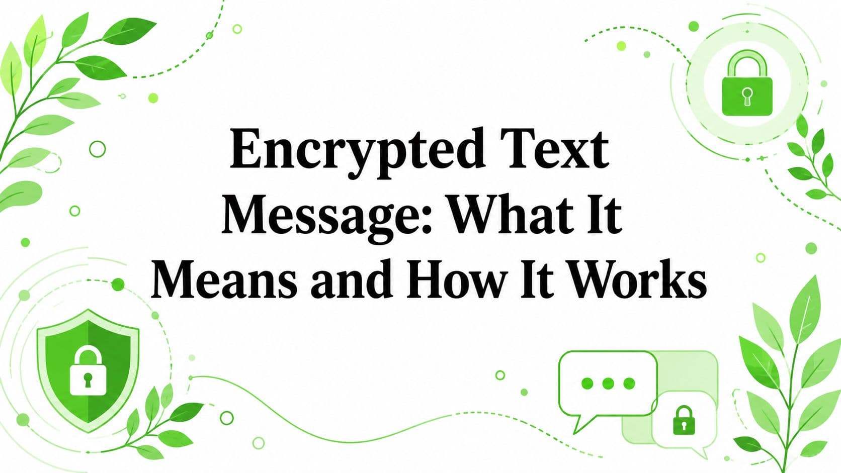 Encrypted Text Message: What It Means and How It Works