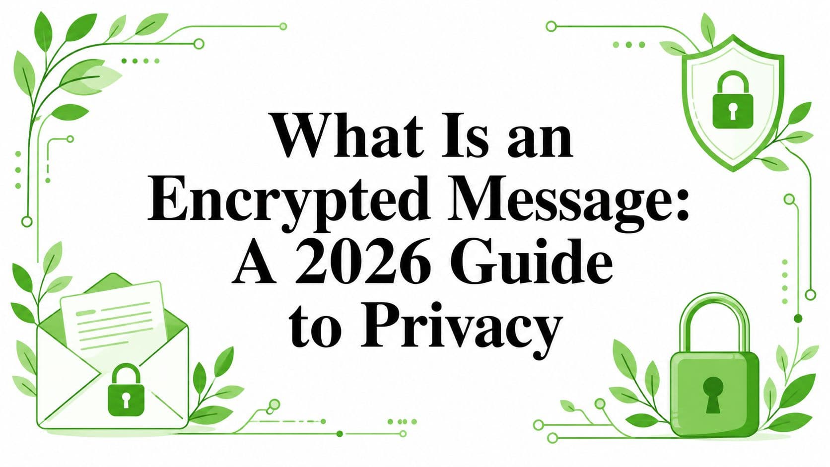What Is an Encrypted Message: A 2026 Guide to Privacy