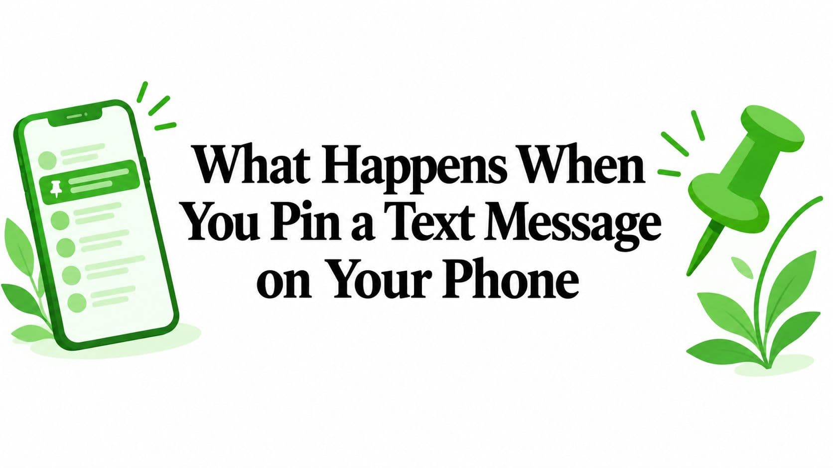 What Happens When You Pin a Text Message on Your Phone